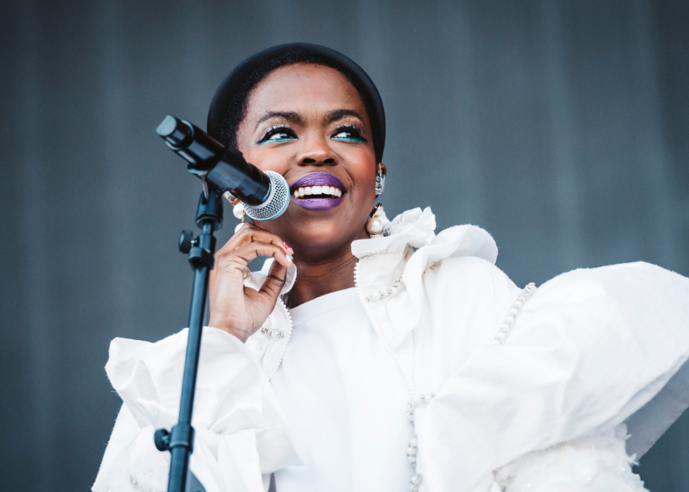 Lauryn Hill performs onstage