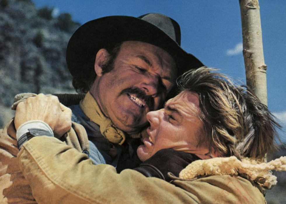 Gene Hackman and Jan-Michael Vincent in ‘Bite the Bullet’.