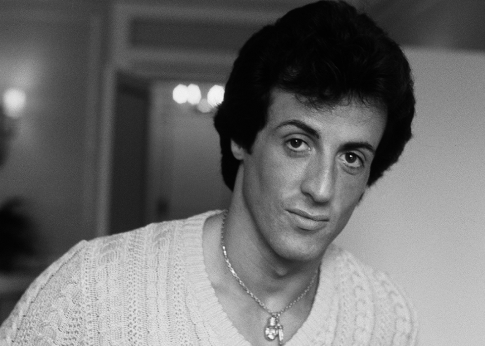 Sylvester Stallone portrait.