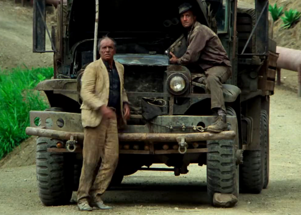Roy Scheider and Francisco Rabal in a scene from ‘Sorcerer’.