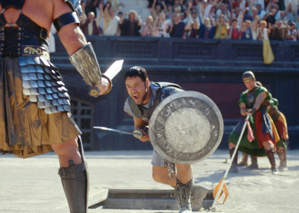 Russell Crowe in a scene from ‘Gladiator’