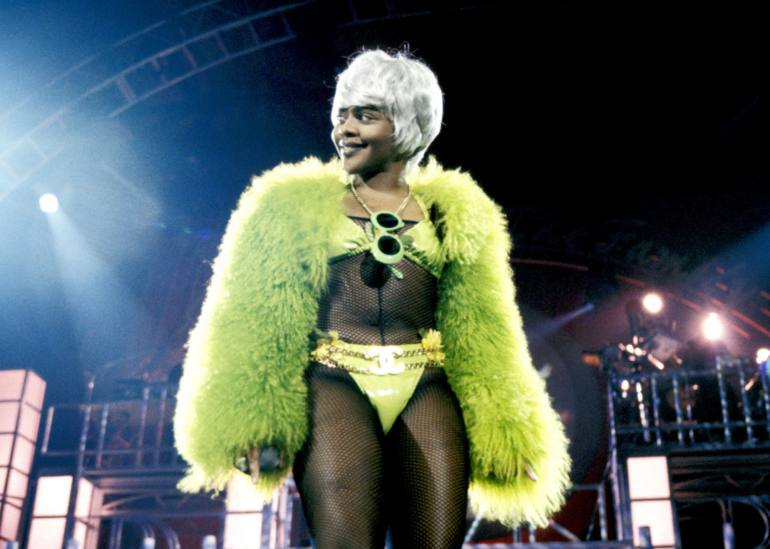 Lil' Kim performs onstage.