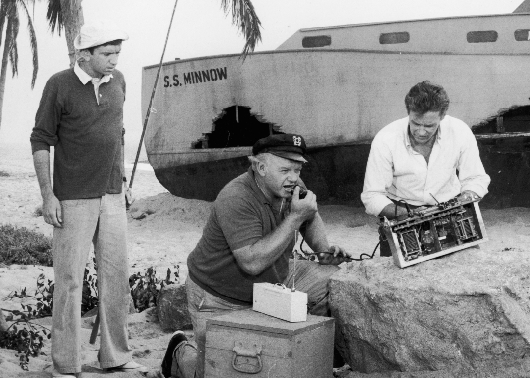 Bob Denver, Alan Hale Jr. and Russell Johnson in an episode of ‘Gilligan’s Island’.