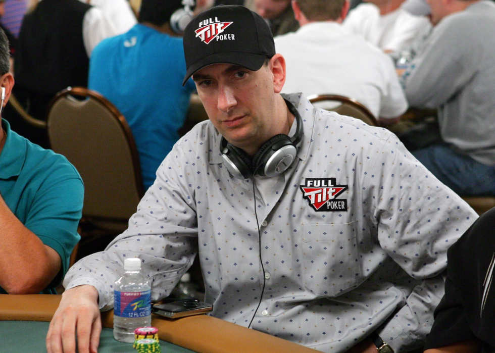 Poker player Erik Seidel competes.