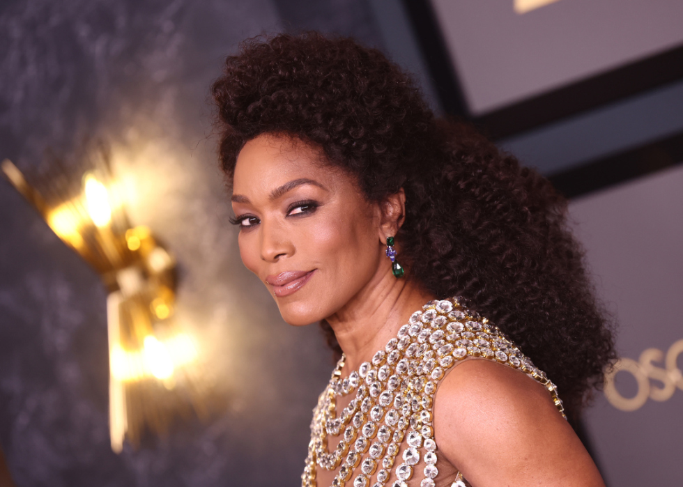 Angela Bassett attends awards event.