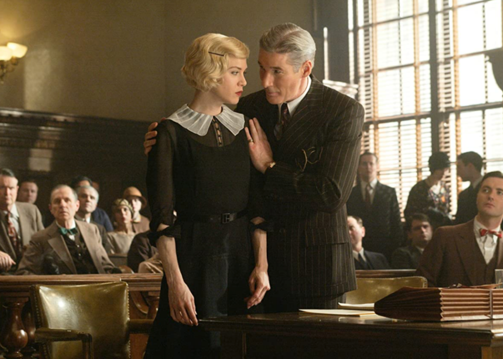 Richard Gere and Renee Zellweger in a courtroom scene from ‘Chicago’