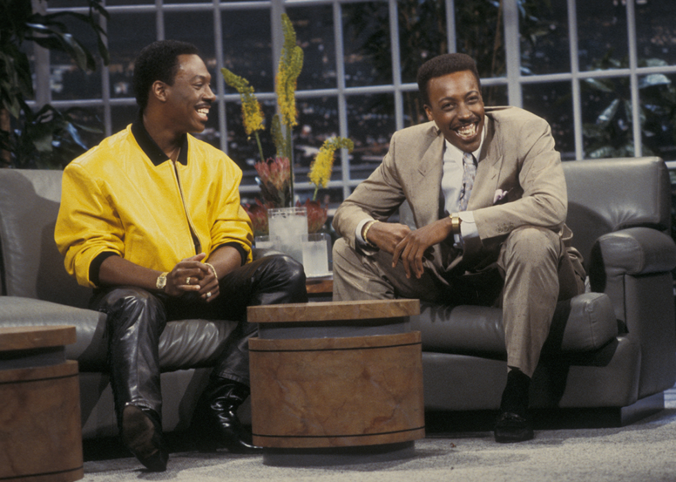 Arsenio Hall and Eddie Murphy on ‘The Arsenio Hall Show’.