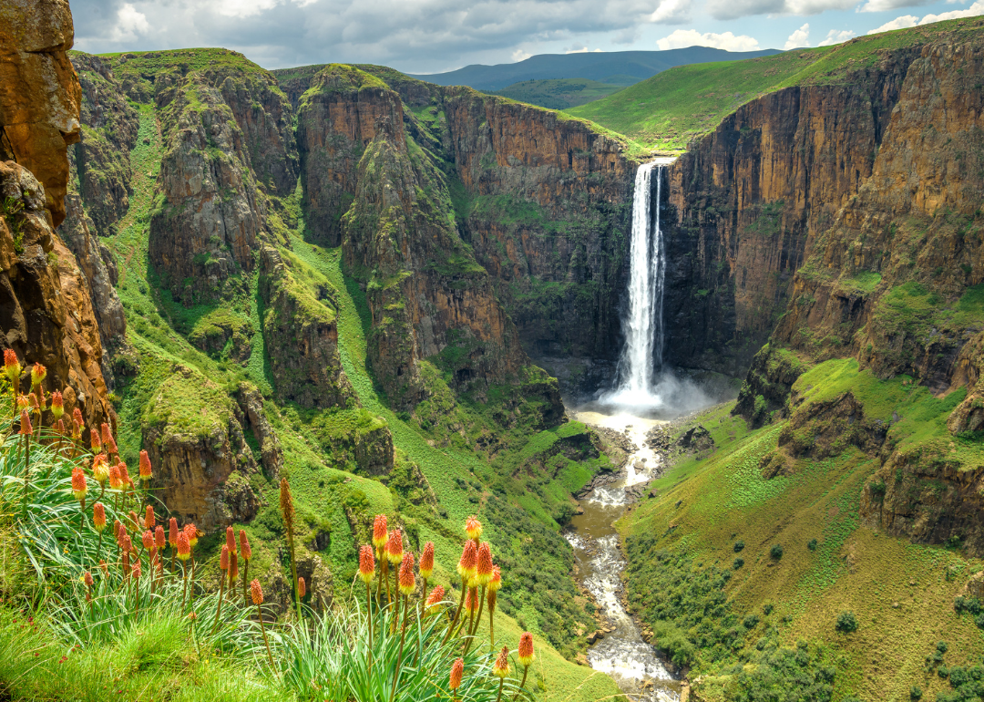 Maletsunyane Falls in Lesotho.
