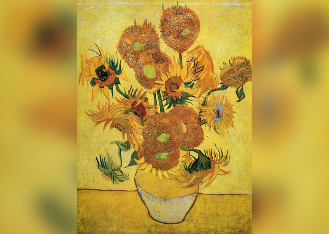 ‘Sunflowers’ by Vincent van Gogh.