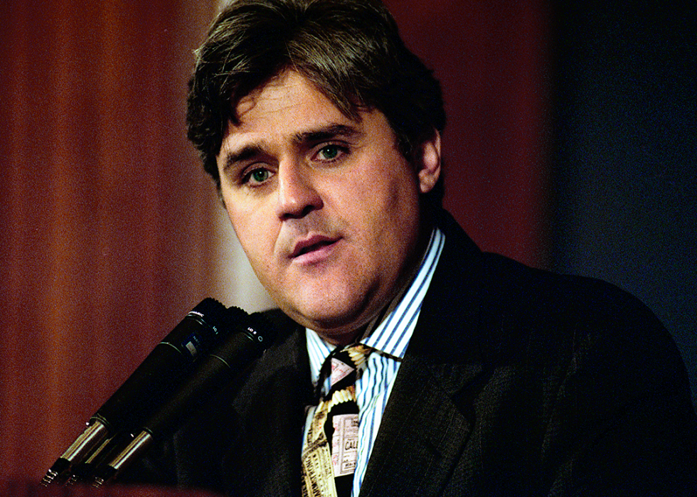 Jay Leno at the National Press Club luncheon.