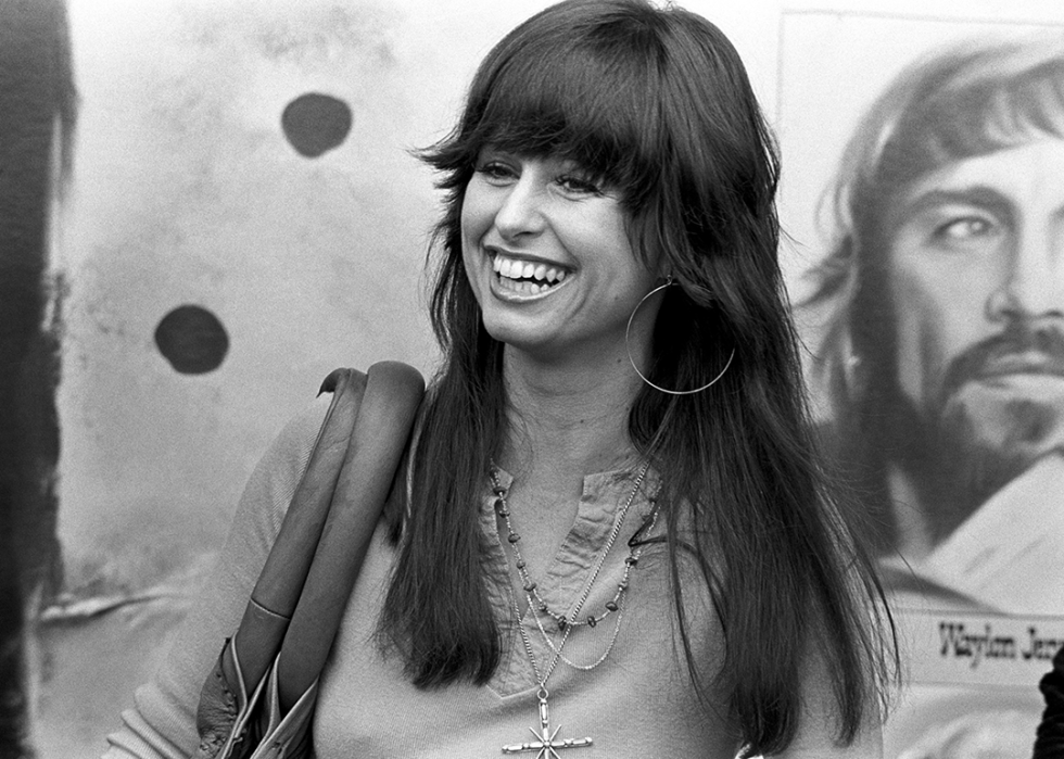 Jessi Colter smiles at a promotional event in Atlanta.