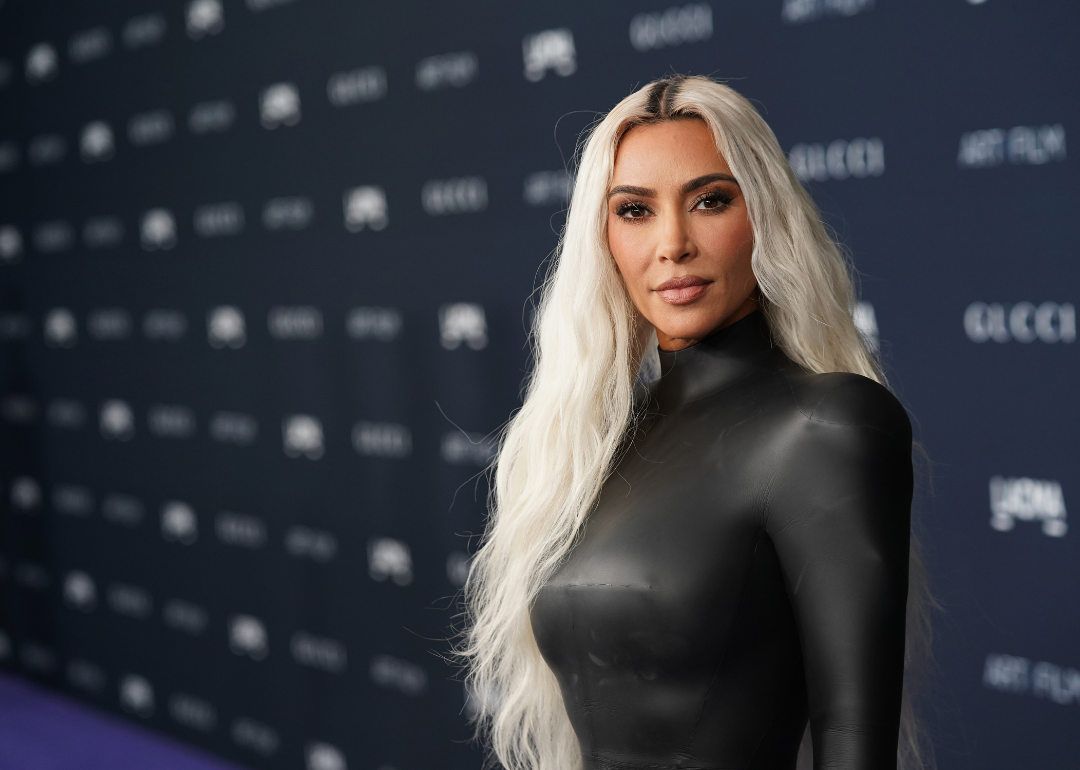 Kim Kardashian attends event.