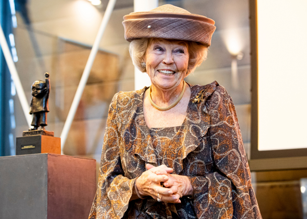 Princess Beatrix attends award ceremony