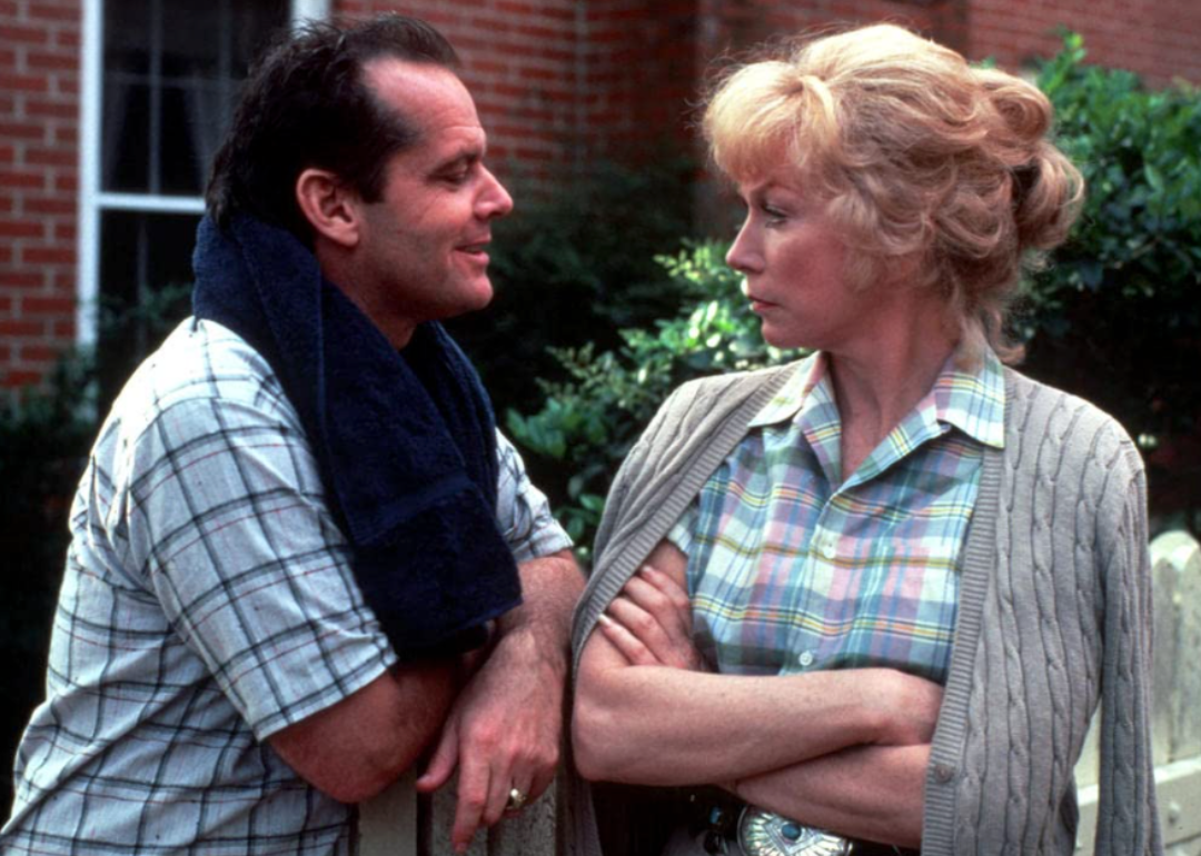 Jack Nicholson and Shirley MacLaine in ‘Terms of Endearment’.