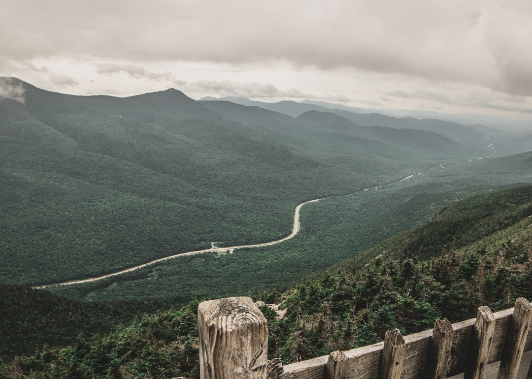 Clouds over the White Mountains.