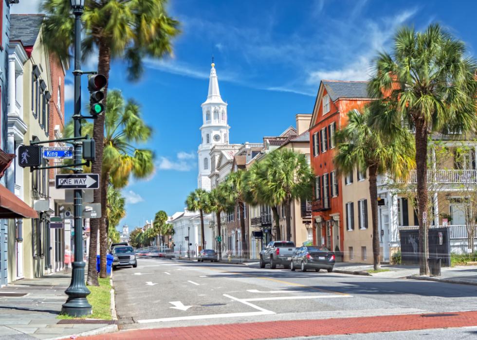 Downtown Charleston street view.