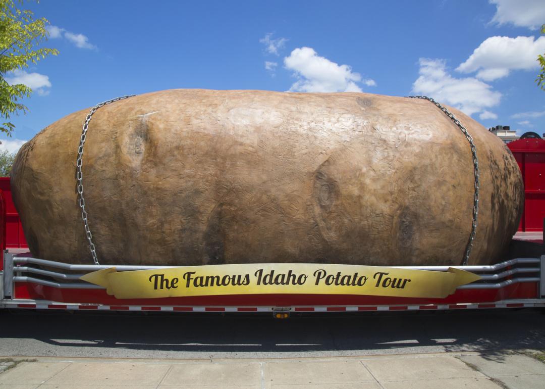 The World's Largest Potato during The Famous Idaho Potato Tour.