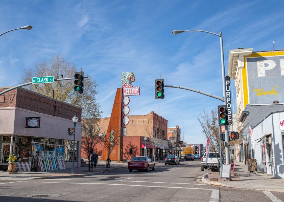 The Downtown Pocatello business district.