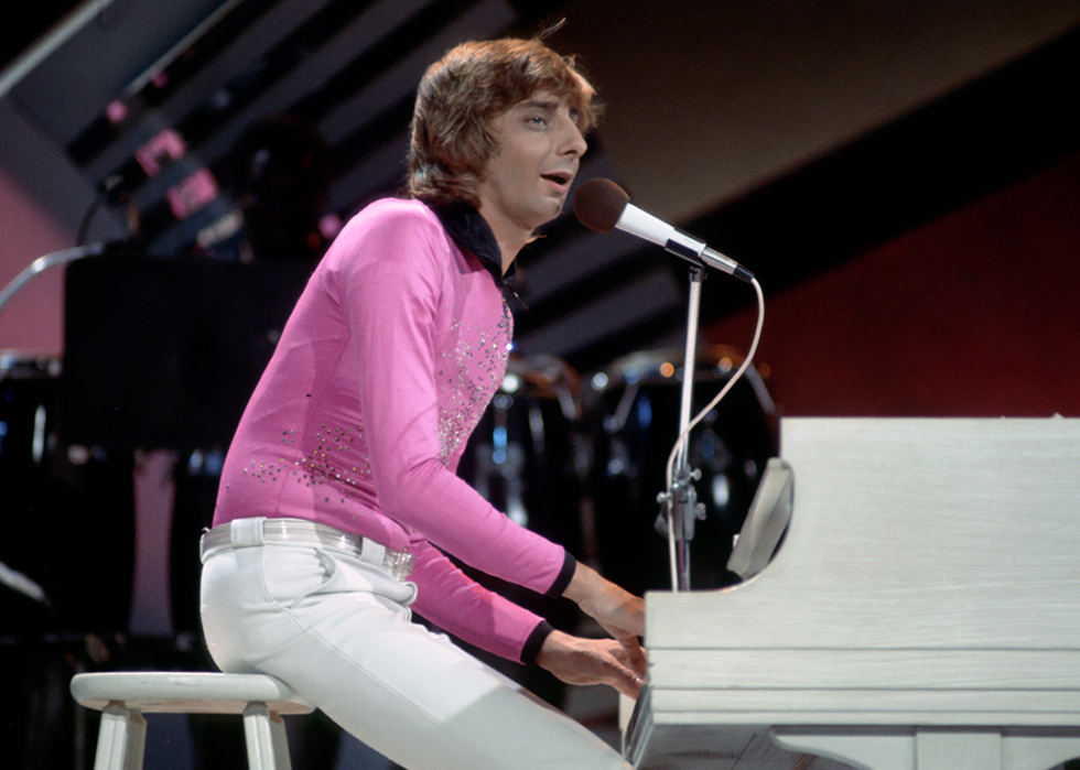 Barry Manilow performs on "The Midnight Special" TV show.