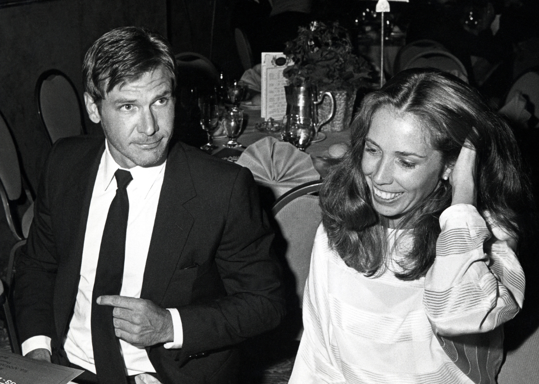 Harrison Ford and Melissa Mathison during Writers Guild Awards