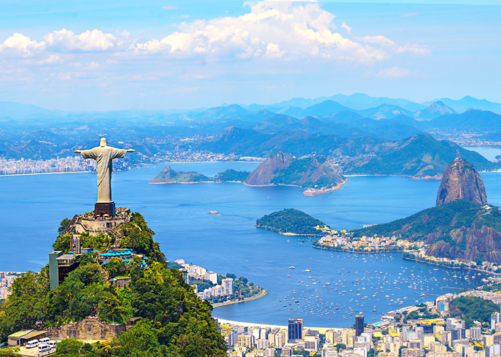 Aerial view Rio de Janeiro, Brazil