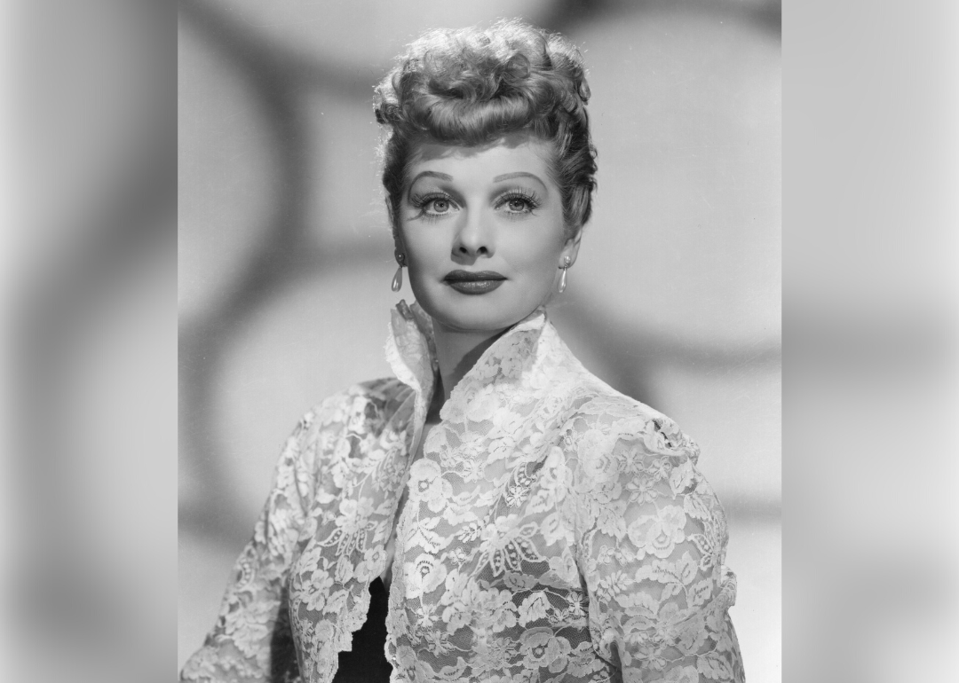 Lucille Ball poses for a publicity photo.