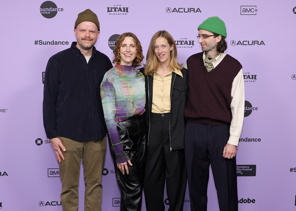 Graham Mason, India Donaldson, Diana Irvine and Wilson Cameron attend the "Good One" Premiere at Sundance.