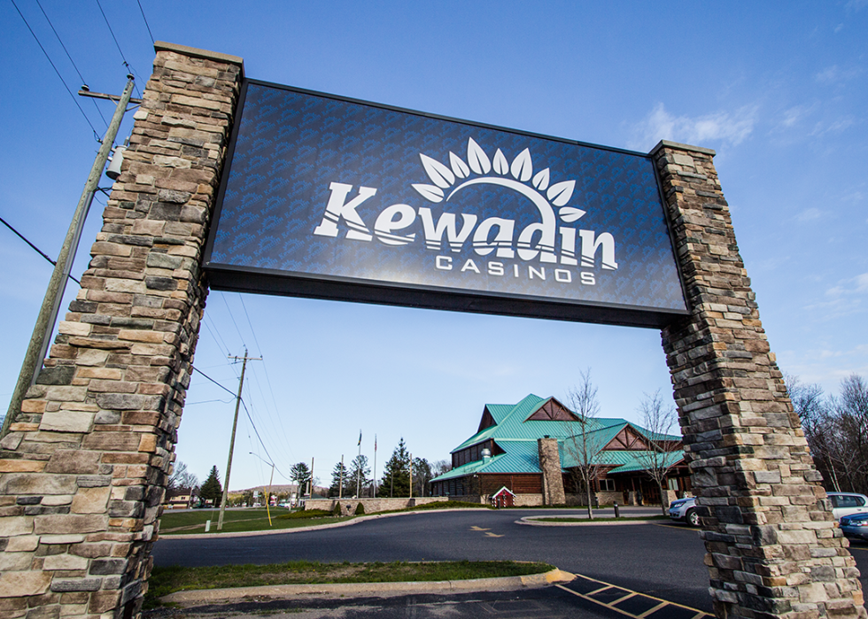 Kewadin casino located in Christmas, Michigan.