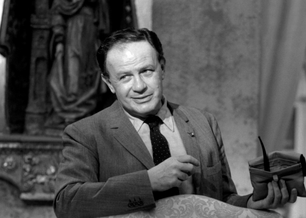 Joseph L. Mankiewicz poses for portrait.