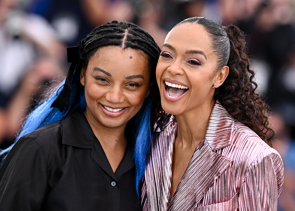 Rungano Nyoni and Susan Chardy attend Cannes Film Festival.