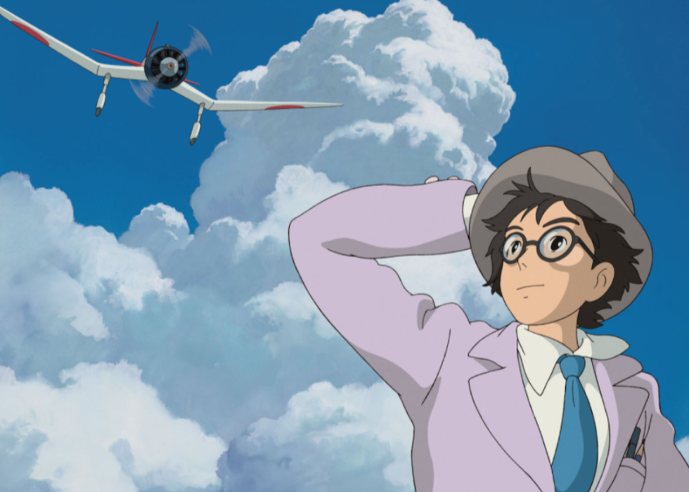 Illustration of Hideaki Anno in ‘The Wind Rises'