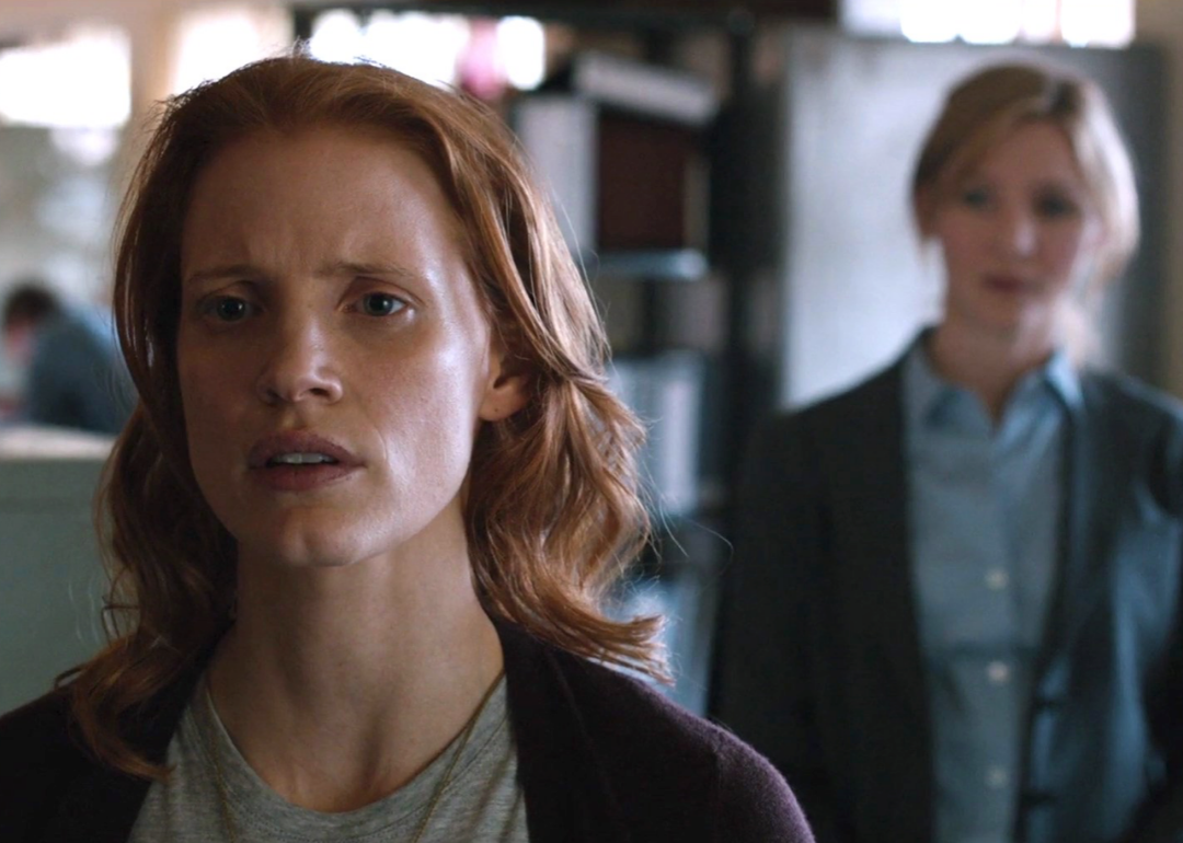 Jessica Chastain and Jessica Ann Collins in a scene from ‘Zero Dark Thirty’.