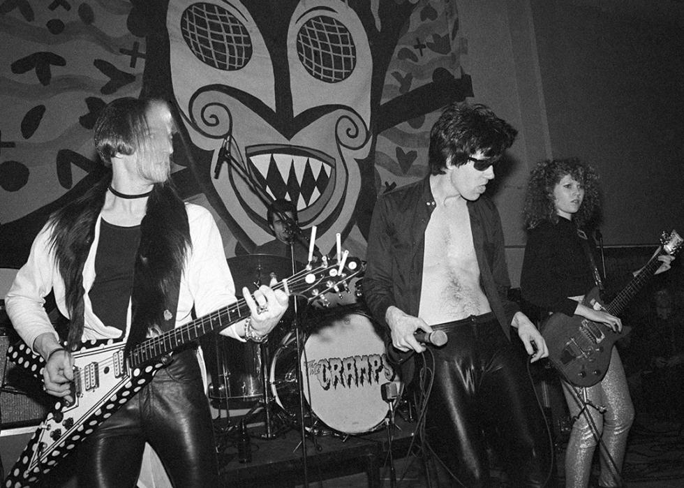 The Cramps perform at King's College.