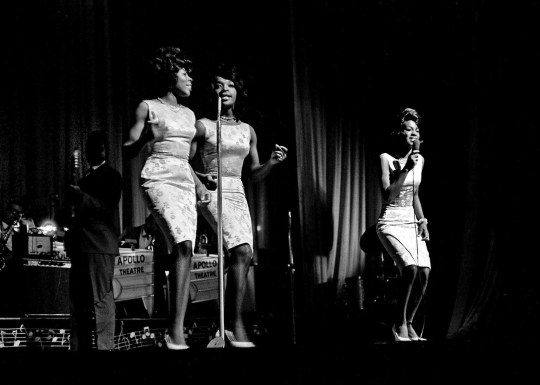 Martha And The Vandellas performing at The Apollo.