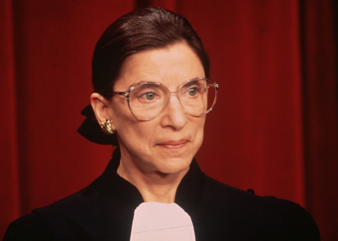Supreme Court Justice Ruth Bader Ginsburg portrait.