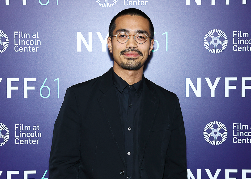 Neo Sora attends the 61st NYFF screening of ‘Ryuichi Sakamoto: Opus’.