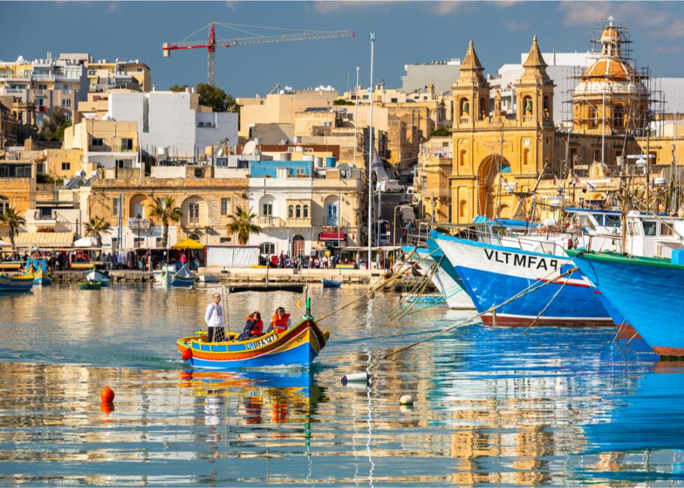 Fishing boats in Marsaxlokk