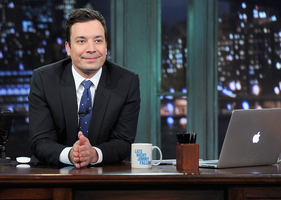 Jimmy Fallon hosts ‘Late Night With Jimmy Fallon’.