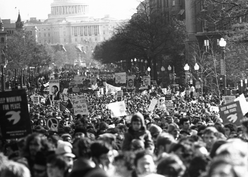 Past and present of America's history of protests