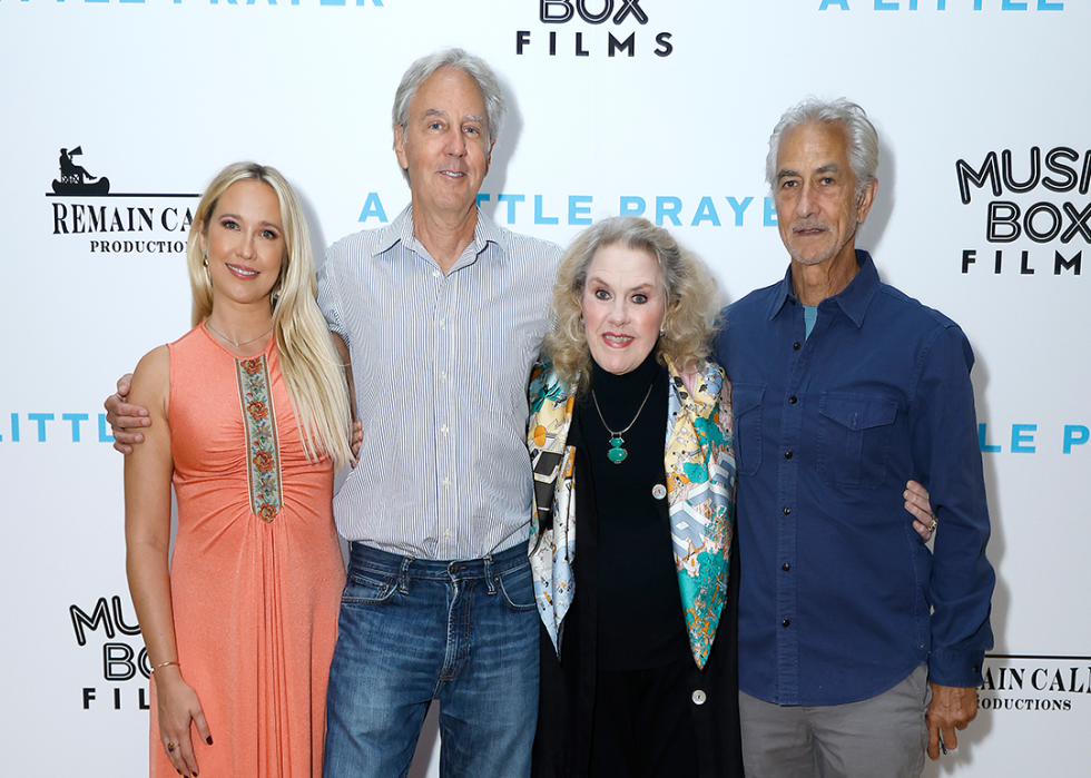 Anna Camp, David Strathairn, Celia Weston and Angus MacLachlan attend "A Little Prayer" New York premiere.