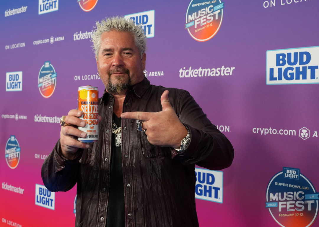 Guy Fieri attends the Bud Light Super Bowl Music Festival.