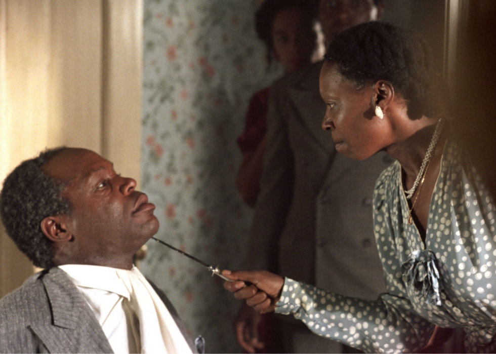 Danny Glover and Whoopie Goldberg in The Color Purple