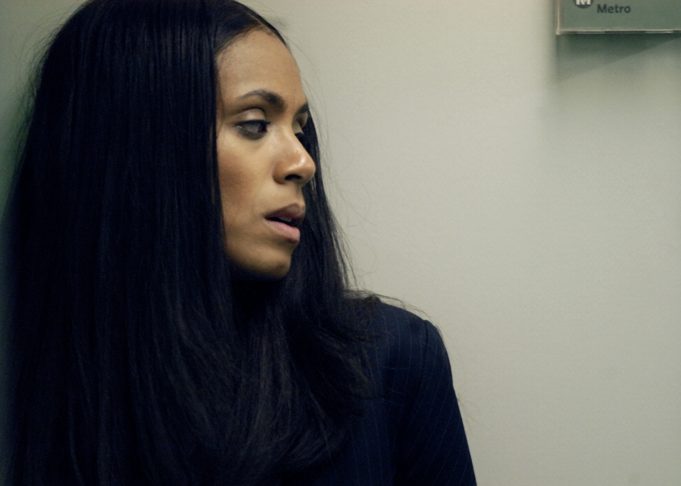 Jada Pinkett Smith smiling in Collateral