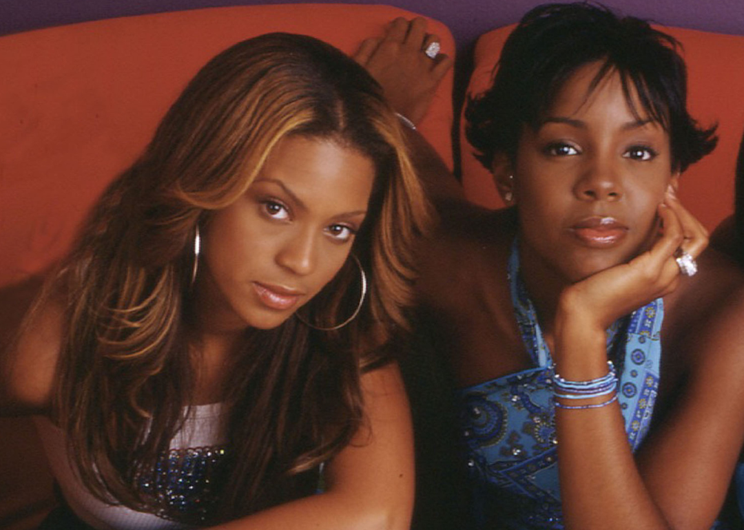 Beyonce and Kelly Rowland in the 1990s