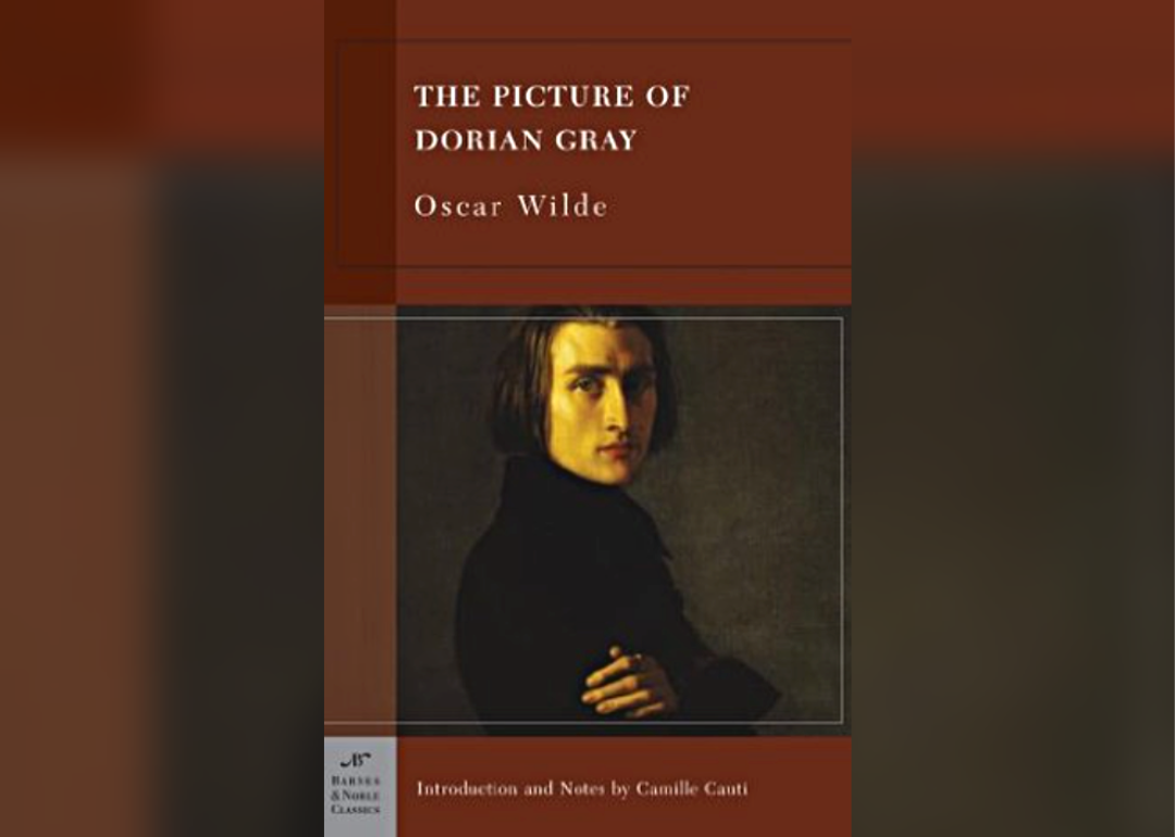 Rust-colored cover of The Pictureof Dorian Gray
