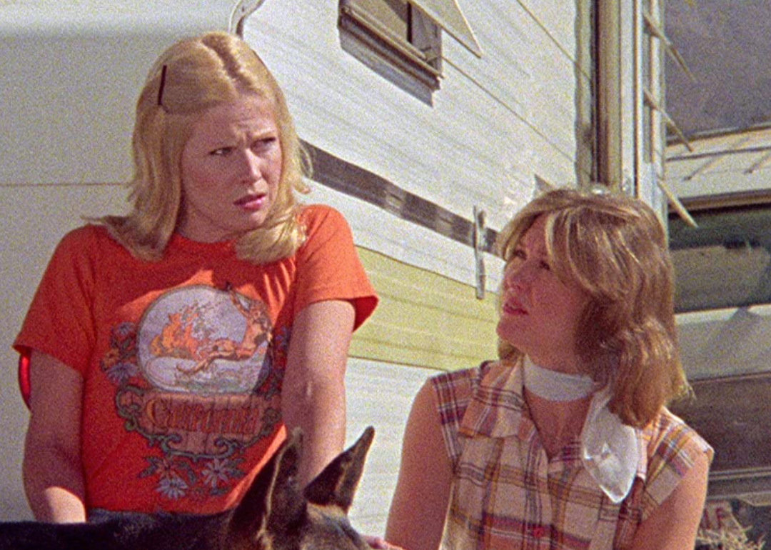 Susan Lanier and Dee Wallace in "The Hills have Eyes"