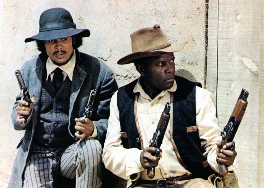 Harry Belafonte and Sidney Poitier in ‘Buck and the Preacher’.