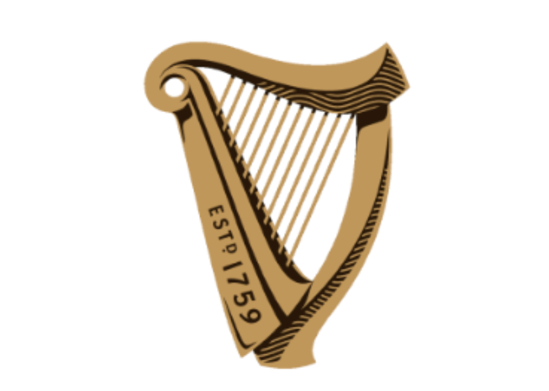 Guinness harp logo.