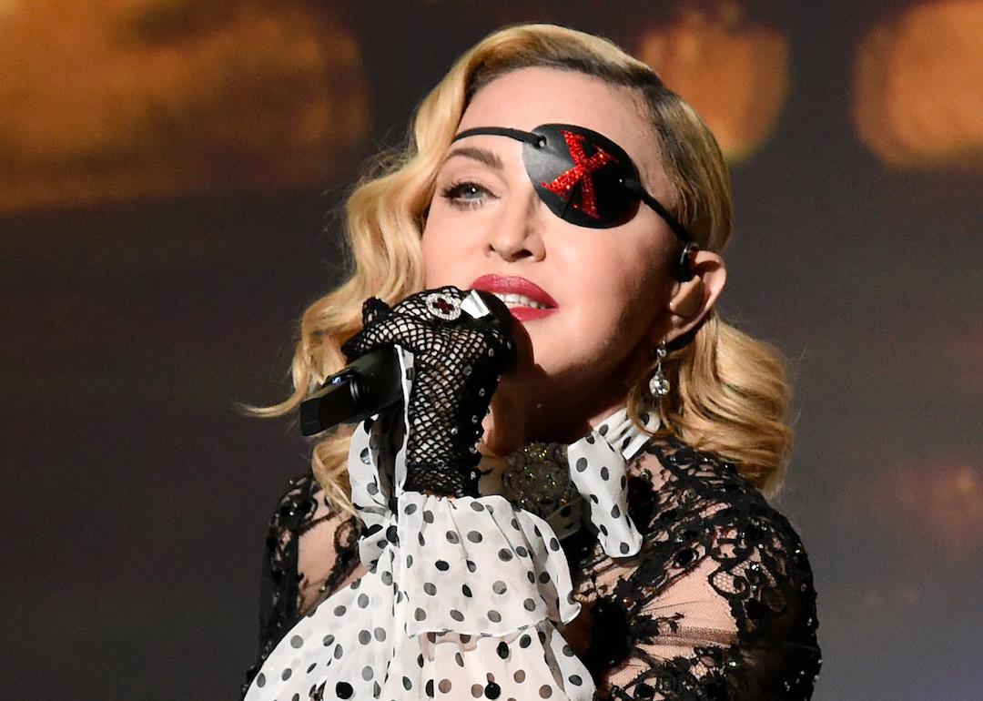 Madonna performs onstage during the 2019 Billboard Music Awards at MGM Grand Garden Arena in Las Vegas, Nevada.