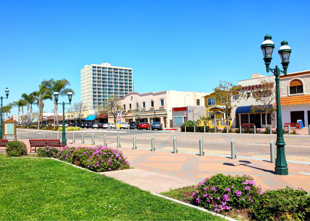 Downtown Chula Vista, California.